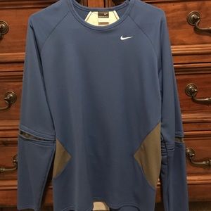 Blue Nike Sphere React Shirt w/ Scale Detail